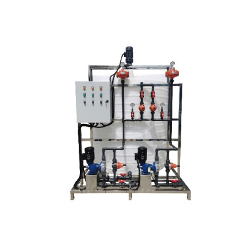 Acid and alkali dosing device